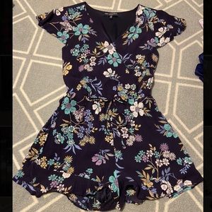 New W/O Tags Floral Romper